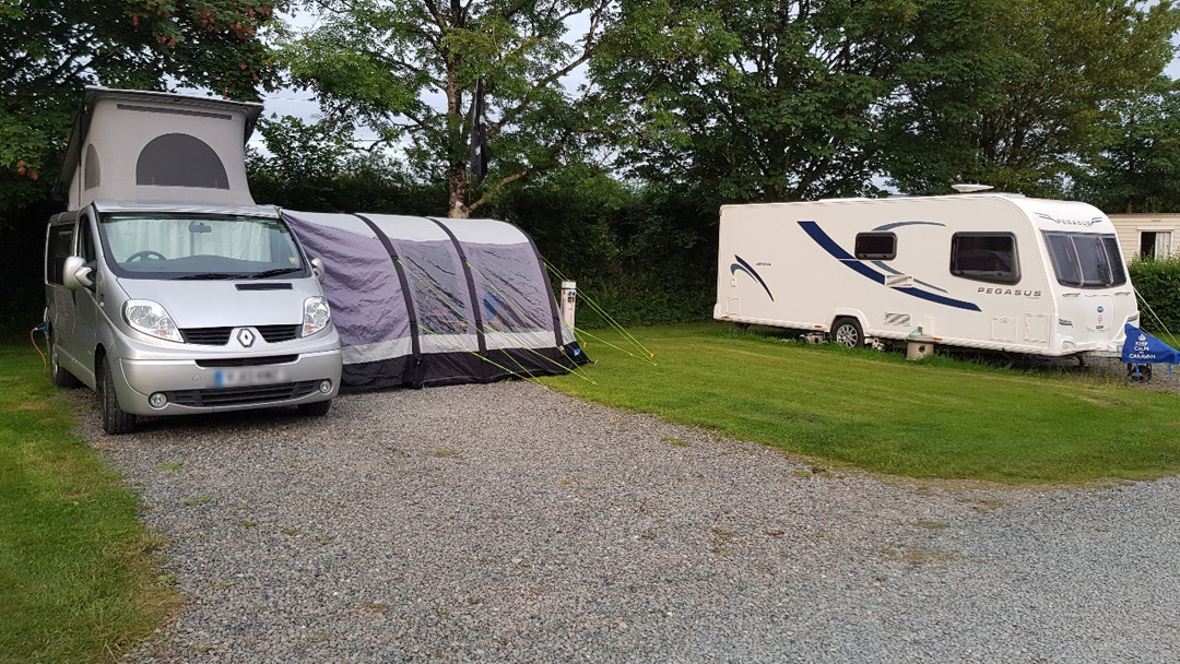 Lydford Hardstanding With Awning