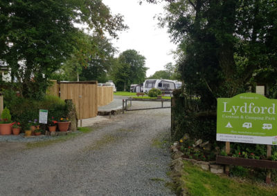 Lydford Caravan & Camping Park Entrance